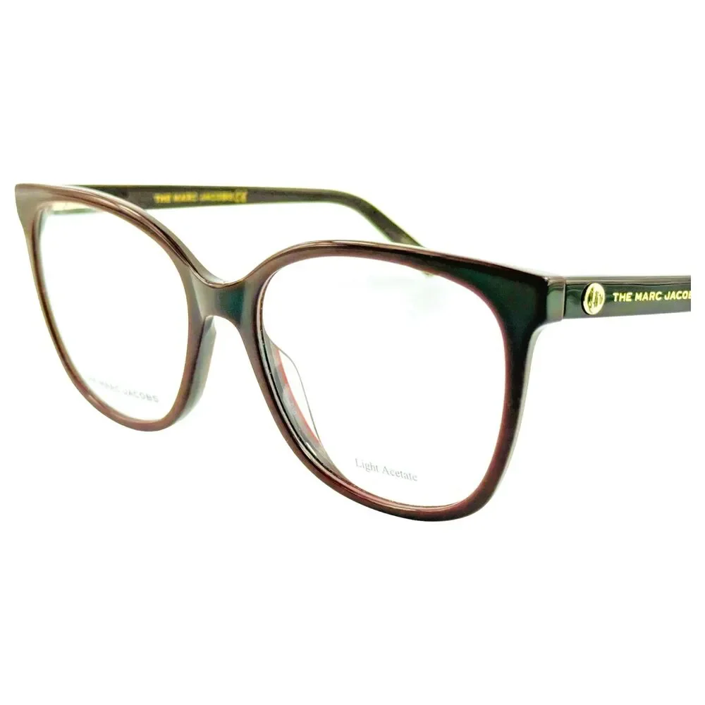 Marc Jacobs Marc 540 Womens Plastic Eyeglass Frame LHF Opal Burgundy 53-17
